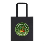 5 Oz Black Cotton Canvas Tote