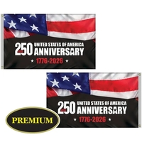 3' x 5' Digitally Printed Double Sided Outdoor Knitted Polyester Flag.......