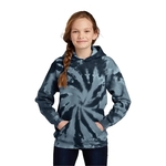 Port & Co Youth Tie-Dye Pullover Hooded Sweatshirt.