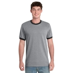 Port & Co Core Cotton Ringer Tee.
