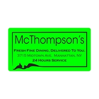 Die Cut Rectangle Roll Label (2 3/4"x5 1/4")... from ASI 56950 Gill Studios Inc