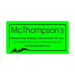 Die Cut Rectangle Roll Label (2 3/4"x5 1/4")