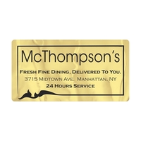 Die Cut Rectangle Roll Label (2 3/4"x5 1/4")... from ASI 56950 Gill Studios Inc