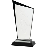 8" Black Razor Glass Award... from ASI 74601 Calico