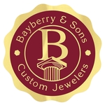 Round Special Occasion Roll Label w/ Rippled Edge (1 1/4" di