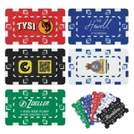 Rectangular Dice Poker Chip Plaque