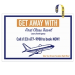 24" x 36" Format Stock Size Corrugated Plastic Sign- 2 Sided