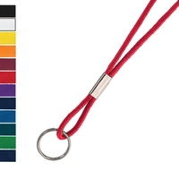 1/8" Blank Non-Breakaway Lanyards with Split Ring
