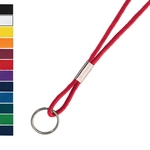 1/8" Blank Non-Breakaway Lanyards with Split Ring