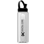 Garyline® Boss Embossed RPET Bottle with Flip-Straw, Swiv...