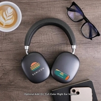 Wireless headphones with active noise cancellation, transparency mode, and...