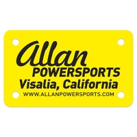 Motorcycle License Plate 24 pt. Coated Card Stock