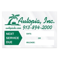 Individual Clear Static Cling Decals for Car Windshield (1