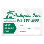 Individual Clear Static Cling Decals for Car Windshield (1