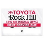 Individual Clear Static Cling Decals for Car Windshield