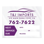 Individual Clear Static Cling Decals for Car Windshield