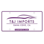 License Plate 0.023" Plastic (6"x12")