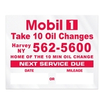 Individual Clear Static Cling Decals for Car Windshield