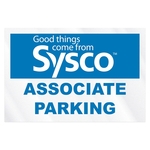 Horizontal Rectangle Clear Polyester Numbered Inside