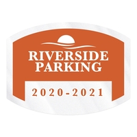 Curved Rectangle Clear Static Numbered Inside Parking