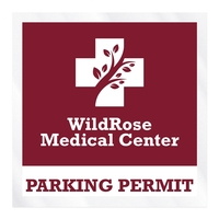 Square Clear Static Numbered Inside Parking Permit Decal