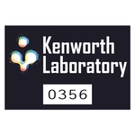 Rectangle White Vinyl Full Color Numbered Outside Parking