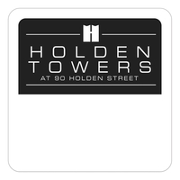 Square White Vinyl Numbered Outside Parking Permit Decal