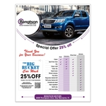 Paper Auto Floor Mats (16 3/4"x21 3/4") - Single Sheets