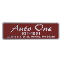 1 3/4" x 5 3/4" rectangle decal made of brushed chrome... from ASI 56950 Gill...