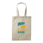 Rectangle Natural Cotton Fiber Gift Bag (2 Color Imprint)