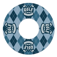 Golf cup advertising ring is made of white PVC plastic.... from ASI 87400...