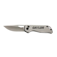 A premium mid-range sized pocket knife with smooth gunmetal gray exterior.......