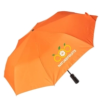 Mini umbrella with automatic opening, 42" arc, matching nylon sleeve and......