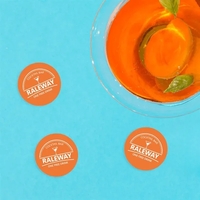 1.12" Diameter x 0.09"D round token that's available in multiple product......