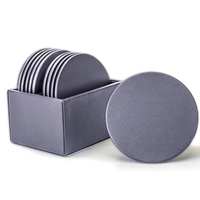 Set of 10 leather coasters.... from ASI 48125 Dacasso / DaCasso