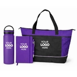 Corporate Gift Set Tote Bag, Journal & Water Bottle