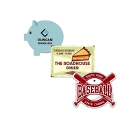 Customizable indoor magnet measuring 5 sq. inches with full color imprint.......