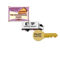 Customizable indoor magnet measuring 11 sq. inches with Full-Color...