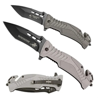 Rescue knife with built-in seatbelt cutter and glass breaker.... from ASI...