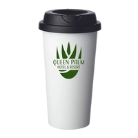 16 oz. Double Wall Plastic Tumbler (1 Color Imprint)