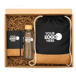 Eco-Friendly Cork & Canvas Corporate Gift Set