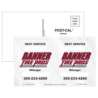 Post-CalsA® Postcard w/ 2 Clear Vinyl Rounded Corner Front