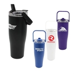 30 Oz. Recycled Tumbler with Handle Lid