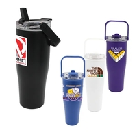 30 Oz. Recycled Tumbler with Handle Lid, Full Color Digital... from ASI 30270...