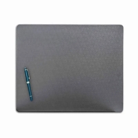 Gray Leather 17" x 14" Conference Table Pad... from ASI 48125 Dacasso / DaCasso