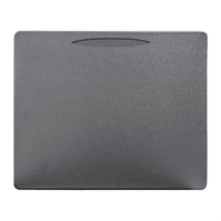 Gray Leather Conference Table Pad with Pen Well, 17" x 14"... from ASI 48125...