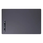 Gray Leather 22" x 14" Conference Table Pad