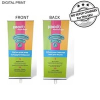 Premium Retractable Pull Up Banner with Double sided graphics deliver a......