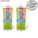Premium Retractable Pull Up Banner W/ Double Sided Graphics