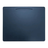 Navy blue Leather Conference Table Pad with Pen Well, 17" x... from ASI 48125...